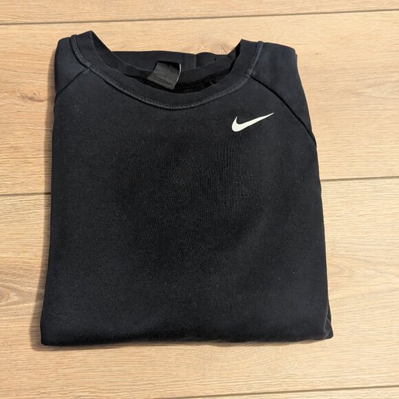 Nike Black Longline Crewneck Sweatshirt – Women’s M - Picture 1 of 8